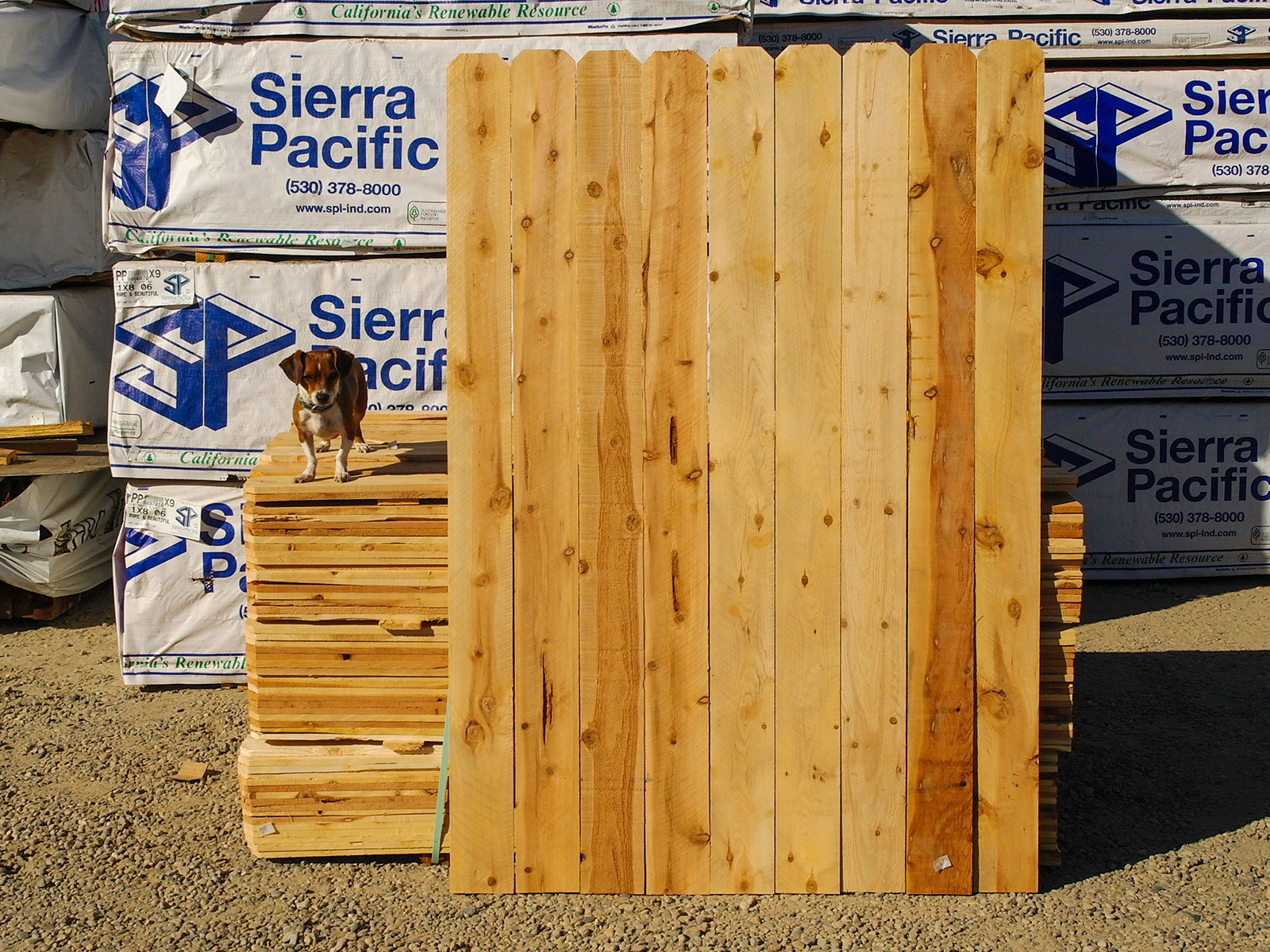1"x6" Cedar Rustic Fence