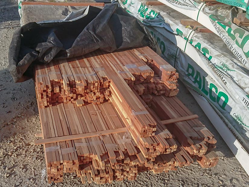 11/16"x11/16" FJ Redwood