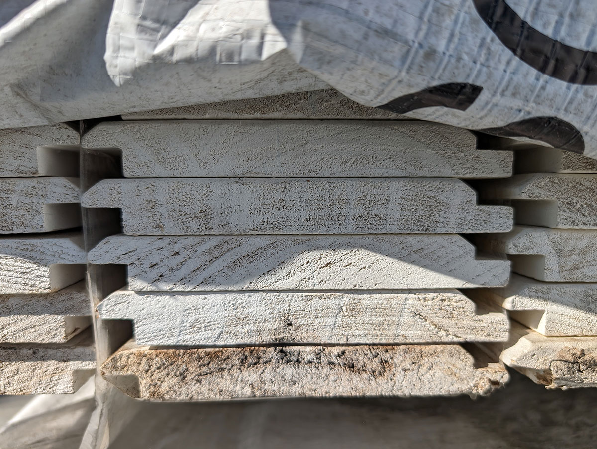 Primed Shiplap Siding